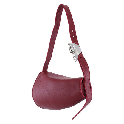 Small Horn Leather Shoulder Bag