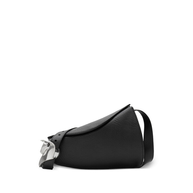 Small Horn Leather Shoulder Bag
