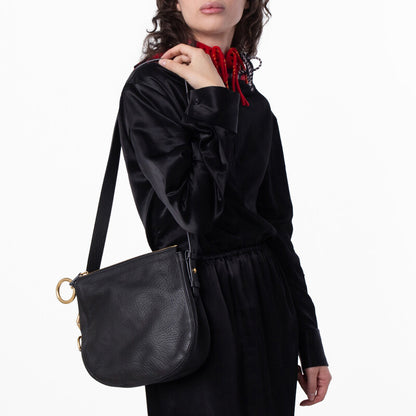 Small Knight Leather Shoulder Bag