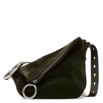 Small Knight Suede Shoulder Bag