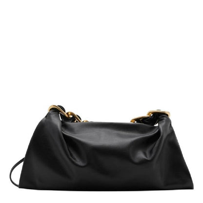 Small Swan Smooth Leather Shoulder Bag
