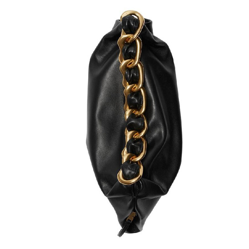 Small Swan Smooth Leather Shoulder Bag