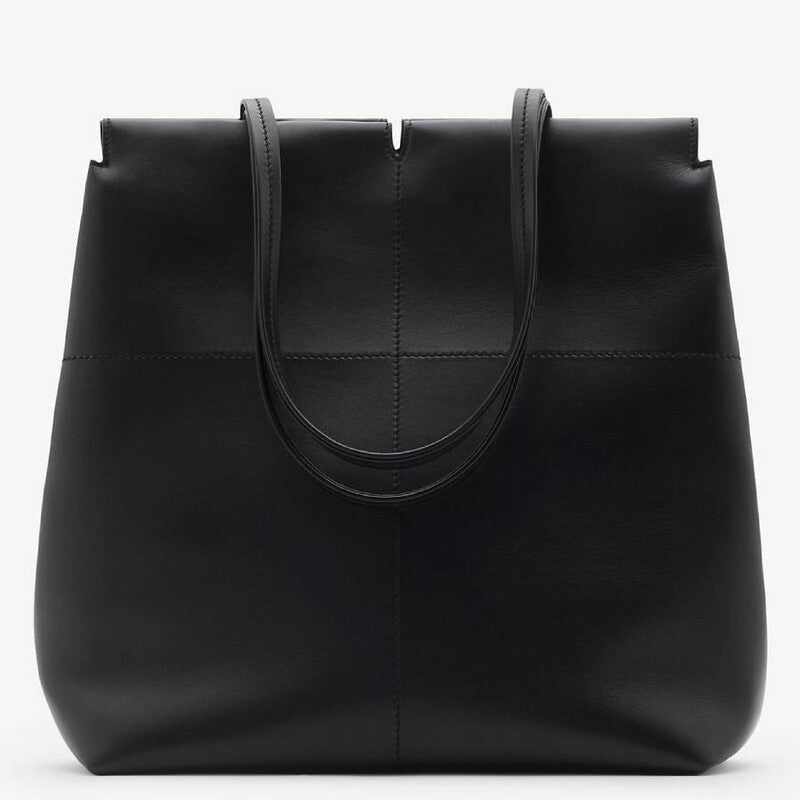 Snip Ekd Embossed Leather Tote
