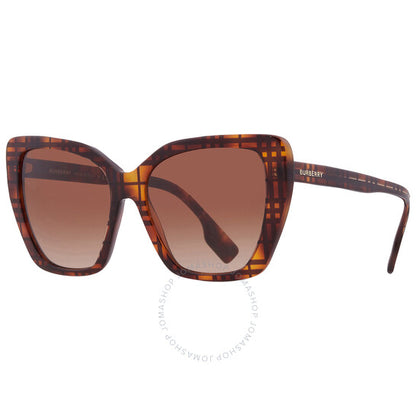 Burberry, Tamsin Brown Gradient Butterfly Ladies Sunglasses