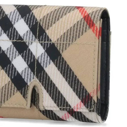 Vintage Check Trifold Wallet