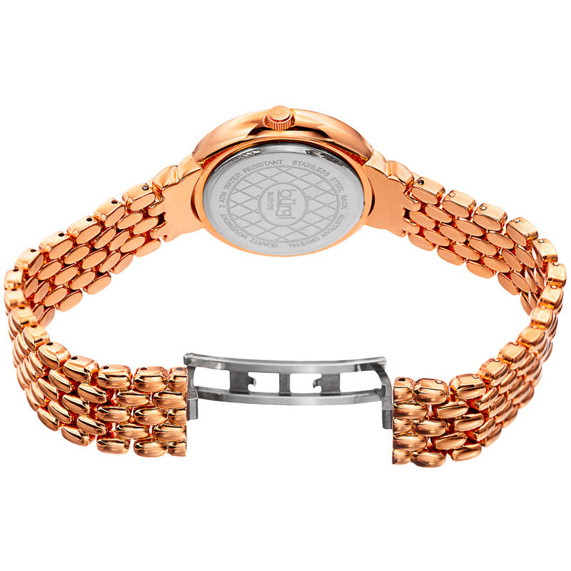 Argyle Style Crystal Rose Dial Ladies Watch