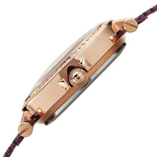 Argyle Style Purple Dial Ladies Watch