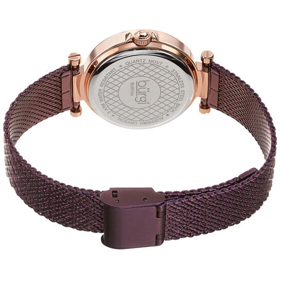 Argyle Style Purple Dial Ladies Watch