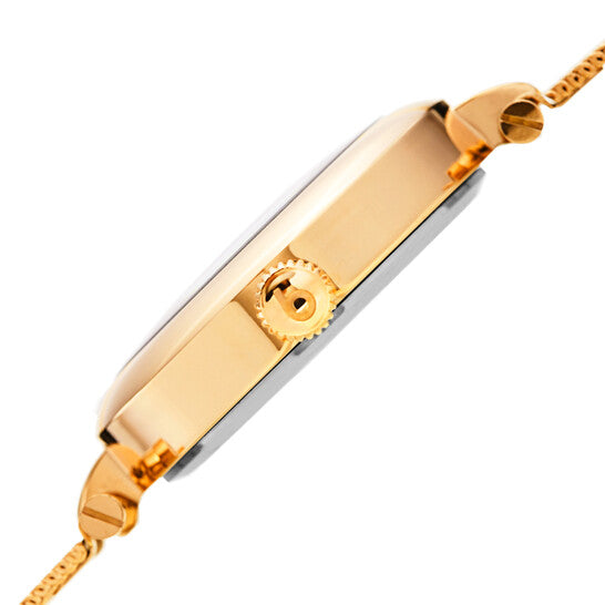 Flower Marker Quartz Diamond Green Dial Ladies Watch