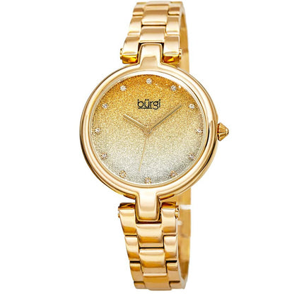 Ladies Glitter Ombre Swarovski Crystal Dial Bracelet Watch