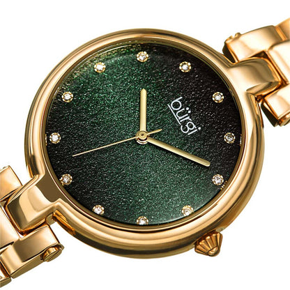 Ladies Glitter Ombre Swarovski Crystal Dial Bracelet Watch