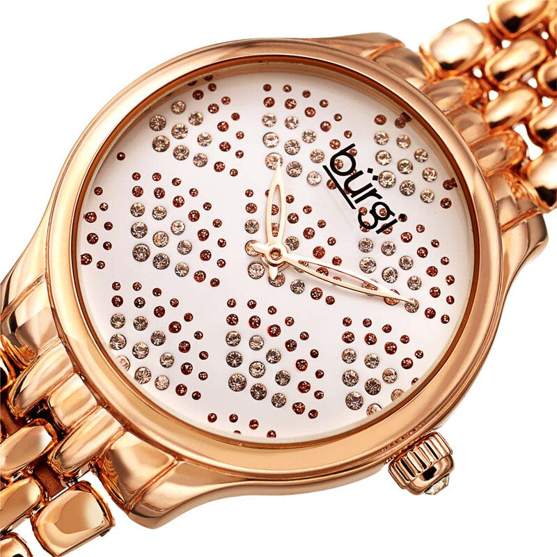 Ladies Swarovski Crystal Pebble Style Bracelet Watch