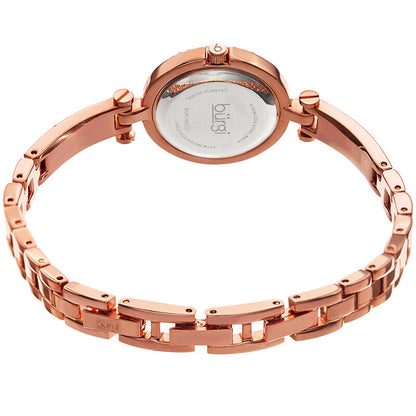 Mother of Pearl Dial Rose Gold-tone Brass Ladies Watch