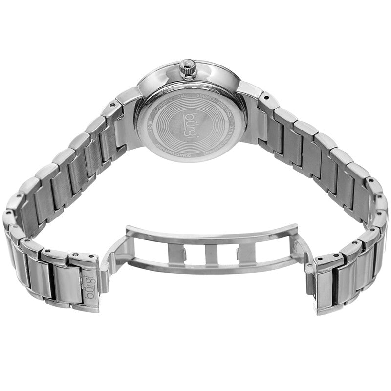 Quartz Black Dial Stainless Steel Ladies Watch