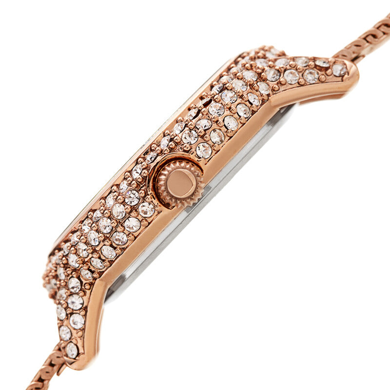 Quartz Diamond Blue Dial Ladies Watch