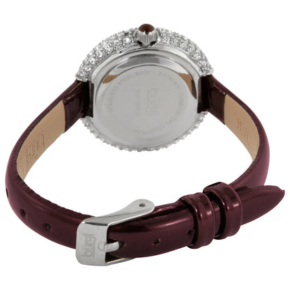 Quartz Diamond Red Dial Ladies Watch