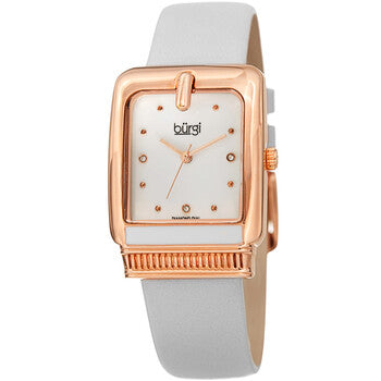 Quartz Diamond White Dial Ladies Watch