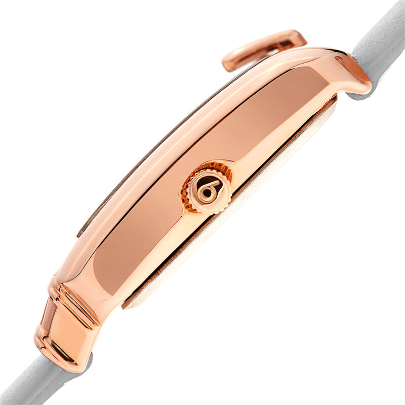 Quartz Diamond White Dial Ladies Watch