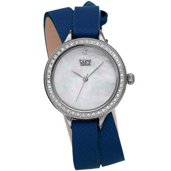 Diamond White Mother of Pearl Dial Ladies Watch