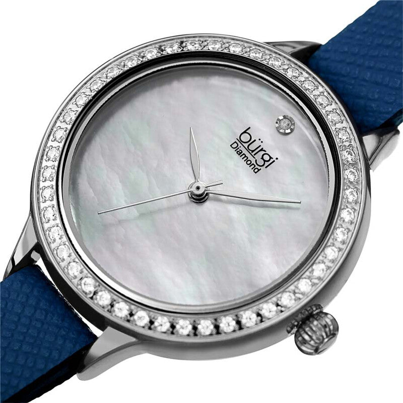 Diamond White Mother of Pearl Dial Ladies Watch