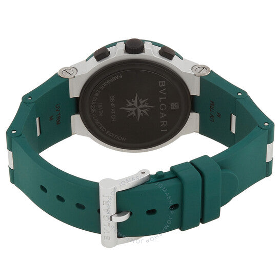 Bvlgari, Aluminium Chronograph Automatic Green Dial Men's Watch