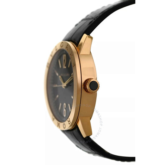 بولغاري، ساعة بولغاري روما أوتوماتيكية للرجال بمينا أسود