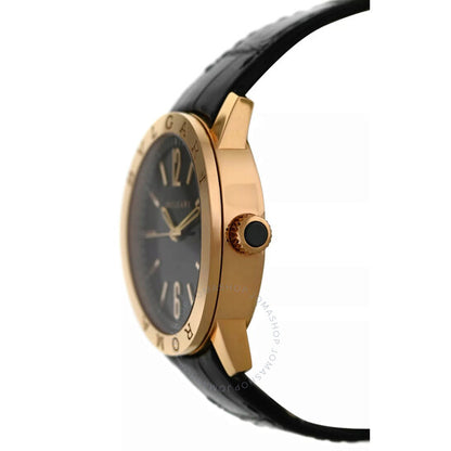 بولغاري، ساعة بولغاري روما أوتوماتيكية للرجال بمينا أسود