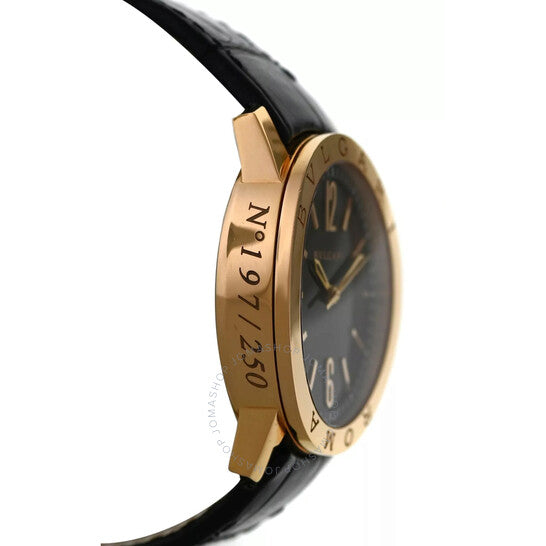 بولغاري، ساعة بولغاري روما أوتوماتيكية للرجال بمينا أسود