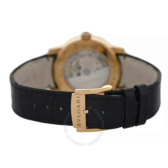 بولغاري، ساعة بولغاري روما أوتوماتيكية للرجال بمينا أسود