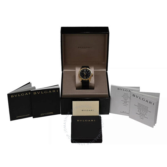 بولغاري، ساعة بولغاري روما أوتوماتيكية للرجال بمينا أسود