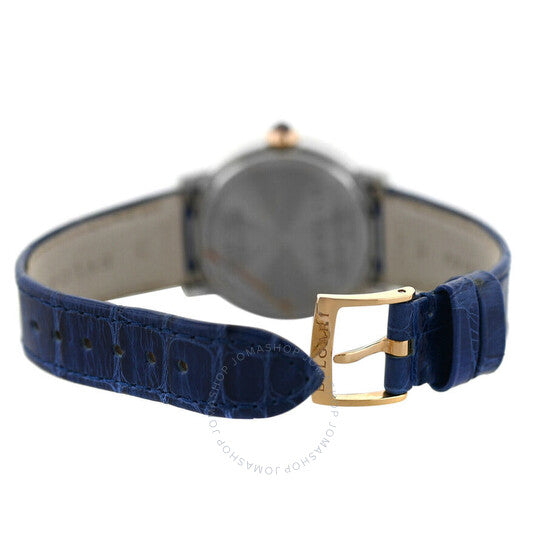 ساعة بولغاري أوتوماتيكية للسيدات بمينا أزرق