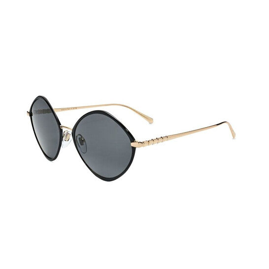 Ladies Black Irregular Sunglasses