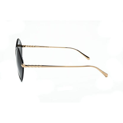 Ladies Black Irregular Sunglasses