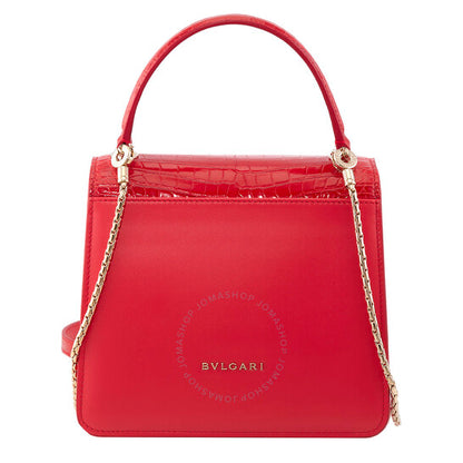 Bvlgari, Serpenti Forever Crossbody Bag- Red