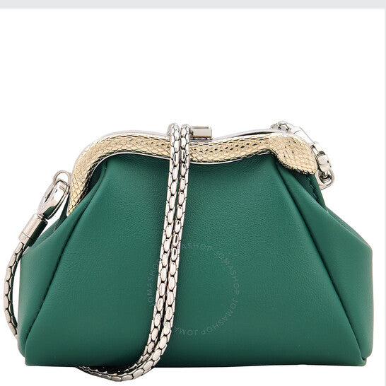 Bvlgari, Serpentine Calf Leather Micro Pouch - Green
