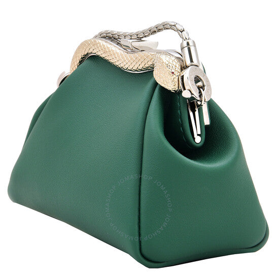 Bvlgari, Serpentine Calf Leather Micro Pouch - Green