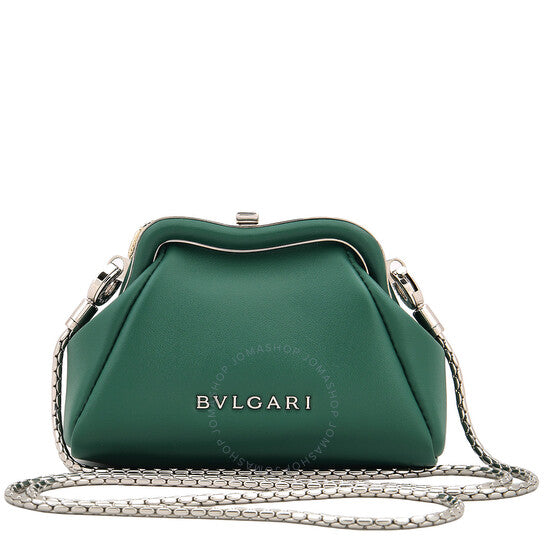 Bvlgari, Serpentine Calf Leather Micro Pouch - Green