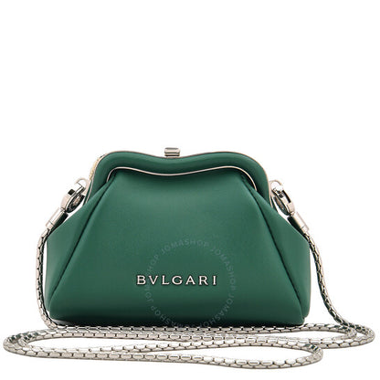 Bvlgari, Serpentine Calf Leather Micro Pouch - Green