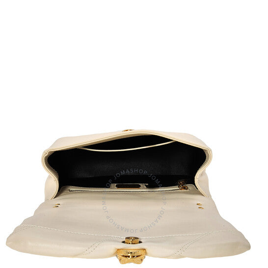 Bvlgari, Small Serpenti Cabochon Crossbody Bag In Ivory