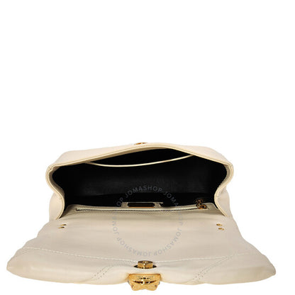 Bvlgari, Small Serpenti Cabochon Crossbody Bag In Ivory