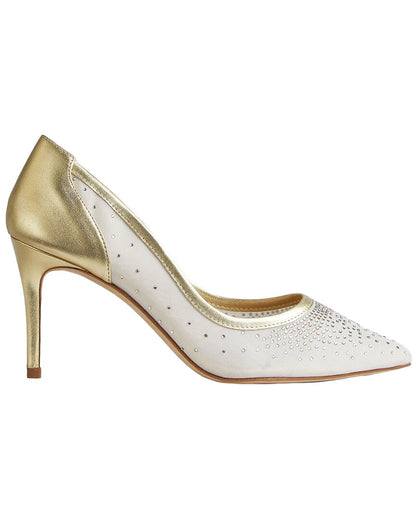 l.k.bennett liberty leather-trim pump