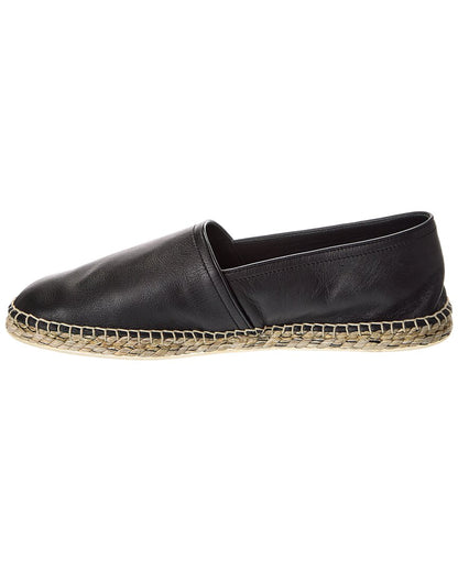 ferragamo leather espadrille