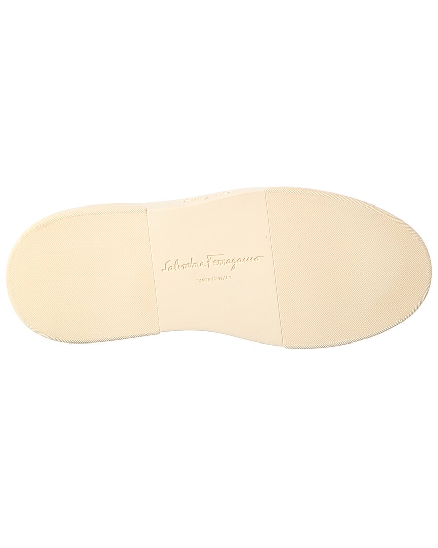 ferragamo leather sneaker