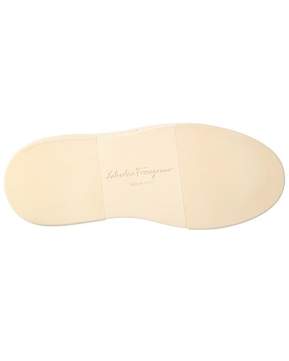 ferragamo leather sneaker