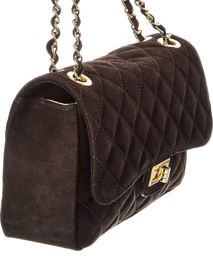 maeve quilted suede crossbody