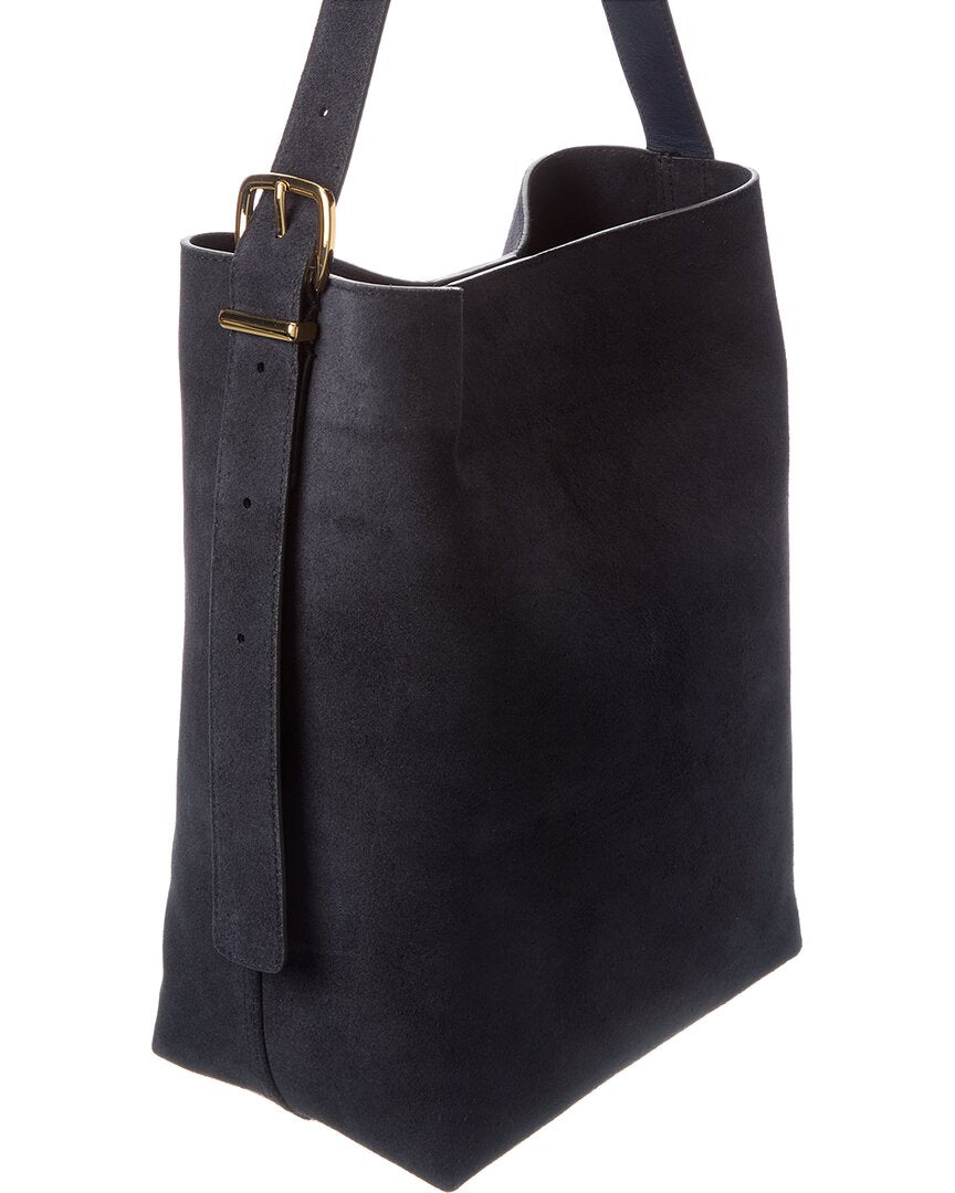 suede essentials bucket tote