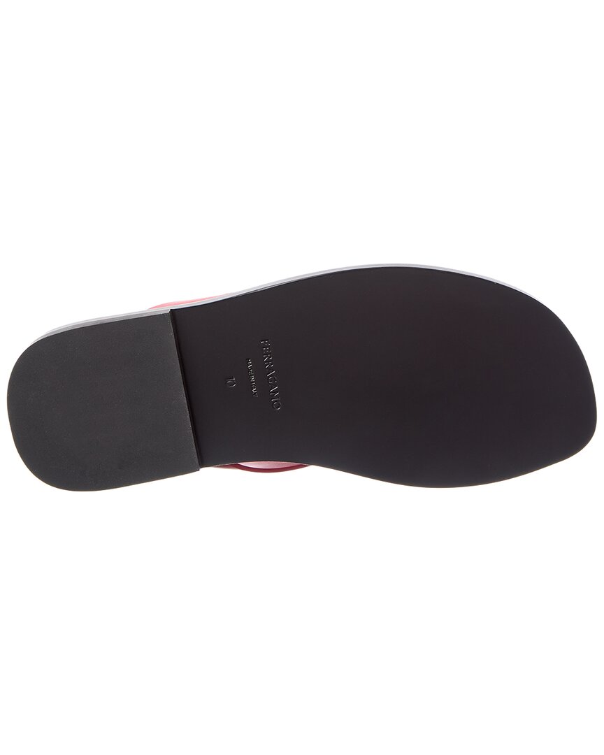 ferragamo leather sandal