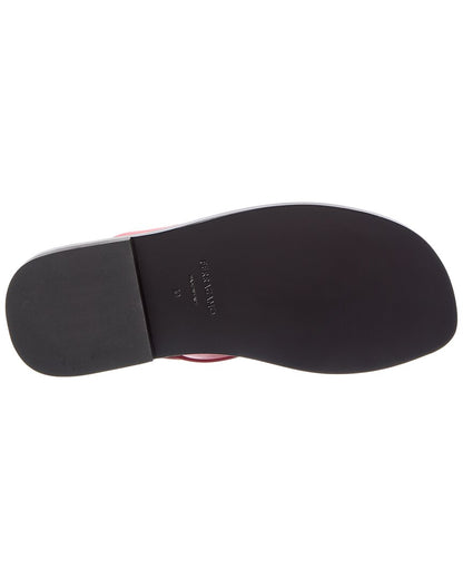 ferragamo leather sandal