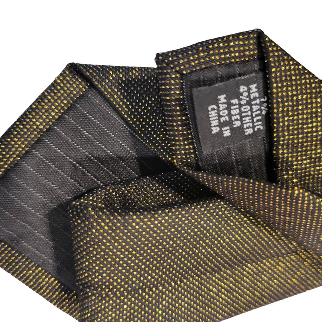 men's designer tie in black multi