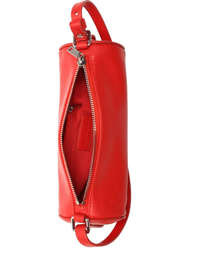 quinn barrel leather satchel